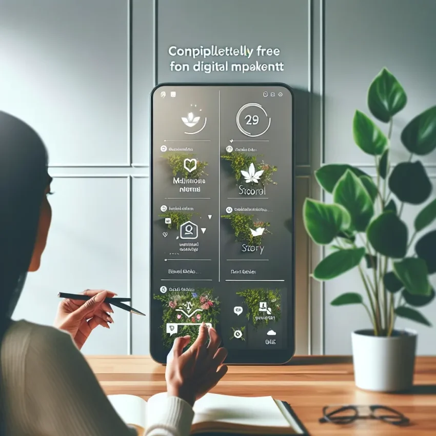 "Captura de pantalla de una historia de Instagram mostrando herramientas de marketing digital efectivas y consejos visuales para maximizar el impacto de las Instagram Stories."