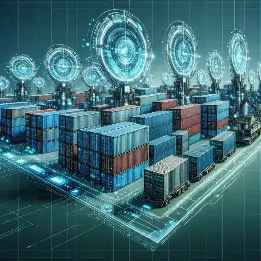 "Imagen de una plataforma avanzada para la observación continua de contenedores, destacando tecnología de monitoreo eficaz en logística y gestión de suministros."